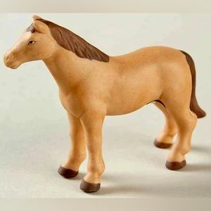 Vintage (1993) Geo Z Lefton Colonial Christmas Village Horse Figurine #00962